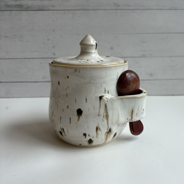 River Birch sugar jar