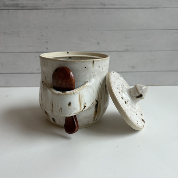 River Birch sugar jar