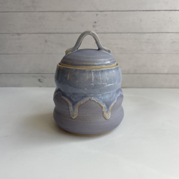 Matte lavender bubble jar