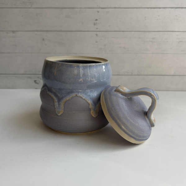 Matte lavender bubble jar