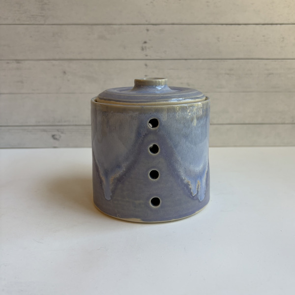 Lavender garlic jar