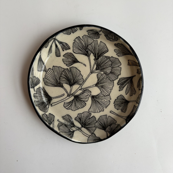 Ginkgo leaf spoon rest