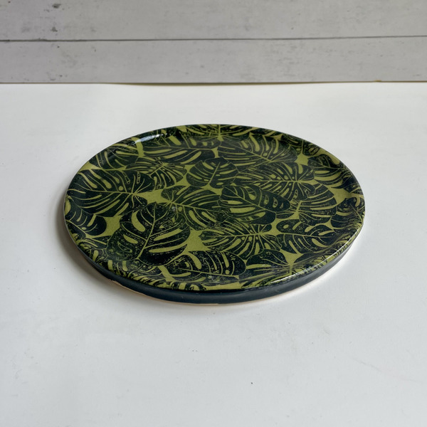 Monstera trinket tray