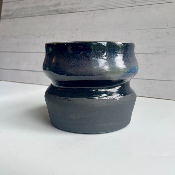 Blue-gray vase