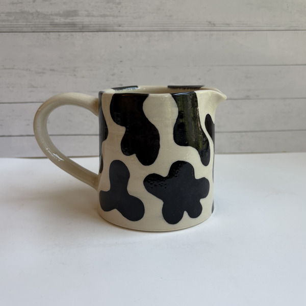 Cow print pitcher