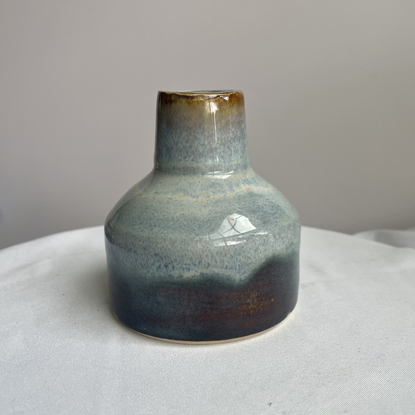 Light blue bud vase