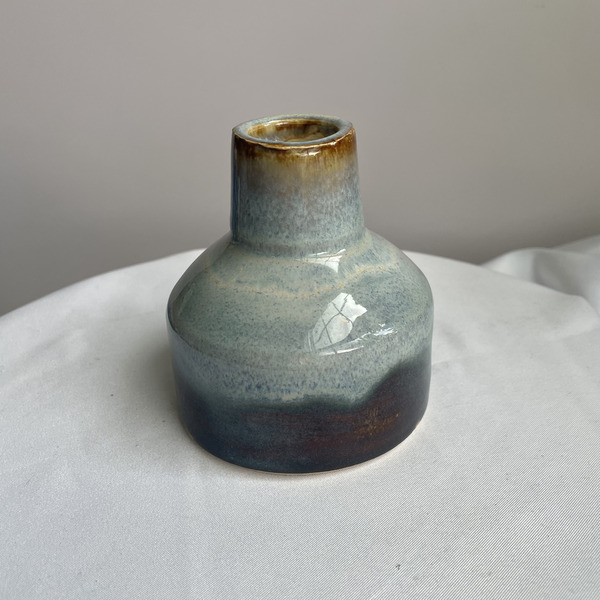 Light blue bud vase